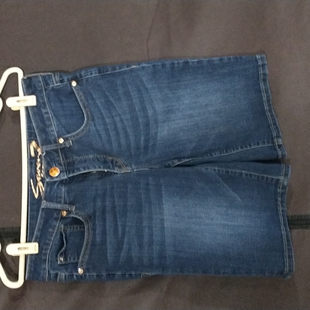 Seven Bermuda Blue Jean Shorts Size 6